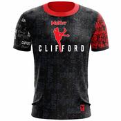 McKvr David Clifford Jersey Black Red - Black Red / Age 13-14