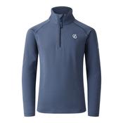 Dare2b Kid's Consist Core Stretch Midlayer Half Zip - Blue Indigo / 7-8 image