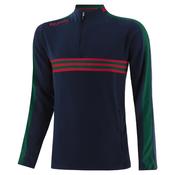 O'Neills Dromore Squad Half Zip Navy Bottle Red - Navy Bottle Red / 13-14 Years image