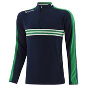 O'Neills Dromore Squad Half Zip Navy Green White - Navy Green White / 10-11 Years image