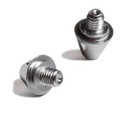 Adidas Soft Ground Conical Football Studs - Silver / 12 Pieces