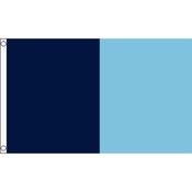 TCF 5x3 Half &amp; Half Flag Navy Sky image