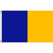 TCF 5x3 Half &amp; Half Flag Royal Amber image