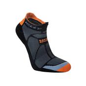 Hilly Marathon Fresh Socklet Black Orange - Black Orange / LARGE image