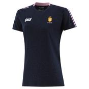 O'Neills Clare GAA Women's Hydra T-Shirt Navy Pink - Navy Pink / Age 7-8 image