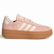 Adidas Women's VL Court Bold Trainer Shoes Blush Pink - Blush Pink / UK 5.5 image