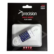 Precision Flat Laces 140cm - White / 140mm image