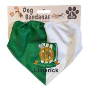 Dog Bandana Limerick - Green / Small