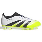 Adidas Predator Club Firm Ground Junior Football Boots White Black Lemon - White Black Lemon / UK 4 image