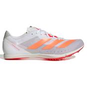 Adidas Adizero Distancestar Running Spikes White Orange - White Orange / UK 11 image