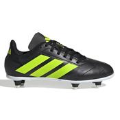 Adidas Rugby Junior Soft Ground Boots Kids - Black Yellow / UK 5.5 image