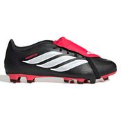 Adidas Predator Club Fold-Over Tongue Firm Ground Football Boots - Black White Red / UK 6.5 image