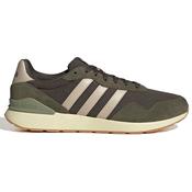 Adidas Run 60s 4.0 Men's Trainer Shoes Olive Green - Green / UK 11 image
