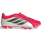 Adidas Predator Club Fold-Over Tongue Firm Ground Football Boots - White Red / UK 6 image