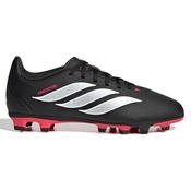 Adidas Predator Club Firm Ground Junior Football Boots Black White - Black / UK 5 image