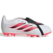 Adidas Predator Club Fold-Over Tongue Firm Ground Junior Football Boots White - White / UK 3 image