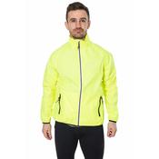 Trespass Men's Retract Hi-Vis Waterproof Packaway Jacket Yellow - Yellow / Large image