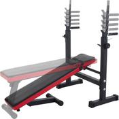 Pure2Improve Pure Weight Lifting Bench - One Size / Black / Red image