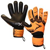 Precision Junior Fusion X Flat Cut Essential Goalkeeper Gloves Flo Orange - Orange / 4 image
