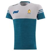 O'Neills Clare GAA Men's Sedona T-Shirt Blue Silver - Blue Silver / Large image