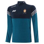 O'Neills Clare GAA Men's Sedona Brushed Half Zip Top Blue Marine - Blue Navy / Age 13-14