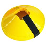 Precision Sleeved Set of 10 Saucer Cones - Yellow