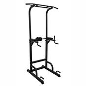 Urban Fitness Power Tower Adjustable Pull Up Station - Black image