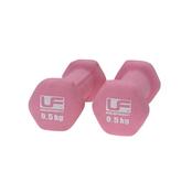 Urban Fitness Dumbells 0.5kg (Pair) - 0.5kg Pair / Pink image
