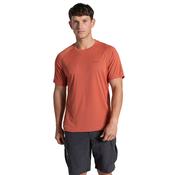 Craghoppers NosiLife SolarShield+ Short Sleeved T-Shirt Dark Sahara - Red / Large image