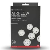 Masters Airflow Practice Balls White 12 Pack - 12 Pack / White image