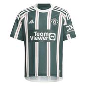Adidas Manchester United 23/24 Away Jersey - Green / Age 7-8 image