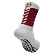 Bourke Sports Miniz Chevron Socks Maroon White - Maroon White / 7-11 Uk image