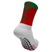 Bourke Sports Miniz Chevron Socks Red Green - Green Red / 7-11 Uk image