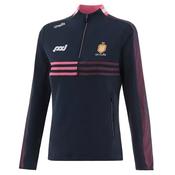O'Neills Clare GAA Women's Nepal Half Zip Navy Pink - Navy Pink / UK12 image