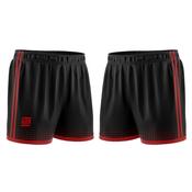 CS Club Training Shorts Black Red - Black Red / 24" - 9-10Y