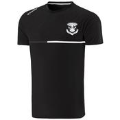 O'Neills Doonbeg GAA Synergy Tee Shirt Black White - Black White / Age 9-10 image