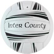 O'Neills Inter County Football Size 4 - White Green Black / 4