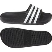 Adidas Adilette Aqua Slides Black White - Black White / UK 10 image