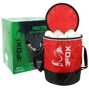 Fox Table Tennis Balls &amp; Bag 120 - 120 / White image