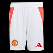 Adidas Manchester Utd 24/25 Home Shorts - White Red / 11-12 Years image