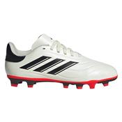 Adidas Copa Pure 2 Club Firm Ground Junior Football Boots Ivory Black Red - 5 Uk image