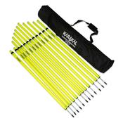 Karakal Boundary Poles - 1.2 - 1.8m / Flo Yellow