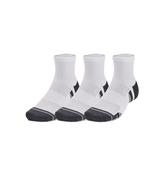 Under Armour Performance Tech 3 Pack Quarter Socks - White / 4 - 7.5 Uk image