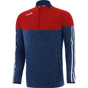 O'Neills Osprey Brushed Half Zip (Navy Melange Red White) - Age 7-8 image