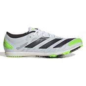 Adidas Adizero Spikes  Unisex Running Spikes White Black Green - 8 Uk / White Black Green image