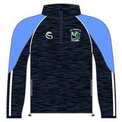 CS Teamwear Marys AC Half Zip - Age 9-10 / Melange Navy Sky image
