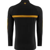 O'Neills Focus Brushed Half Zip Top Black Amber - Small image