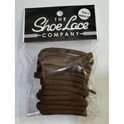 The Shoe Lace Company Shoe Lace Round 5mm - 130mm / Silver Grey image