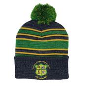 CS Teamwear Kilmihil GAA Bobble - OSFA / Navy Melange Green Amber