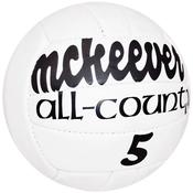 McKeever County Match Gaelic Football Size 5 - White / Size 5